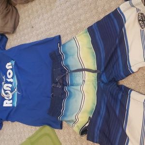 RON JON tee and bathing suit